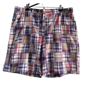 Vintage Orvis Madras Plaid Patchwork Men's Shorts Sz. 40 Authentic Madras
